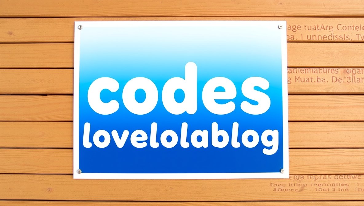 codes lovelolablog