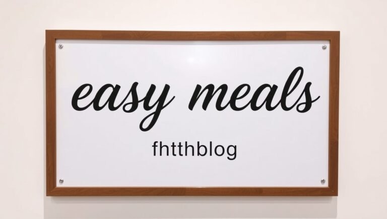 easy meals fhthblog
