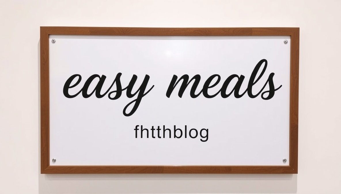 easy meals fhthblog